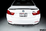 Kohlenstoff F8X M3 / M4 Carbon Rear Diffuser + LED Brake Lamp