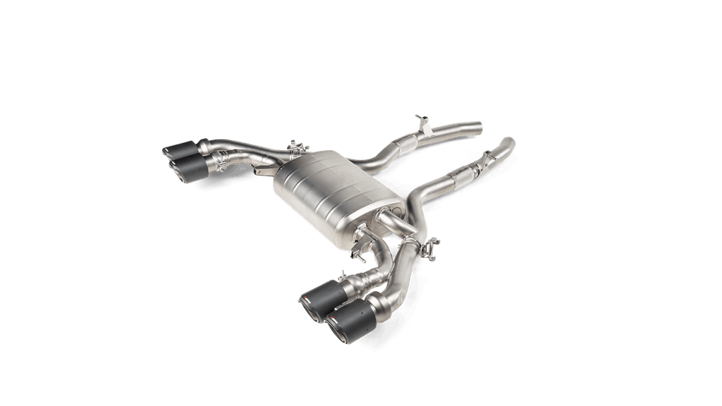 Akrapovic 19-20 BMW X4 M (F98) Slip-On Line (Titanium) with Carbon Tips