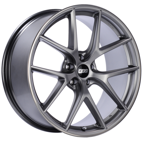 BBS CI-R 0201 20x9 5x112 ET25 Platinum Silver Polished Rim Protector Wheel -82mm PFS/Clip Required