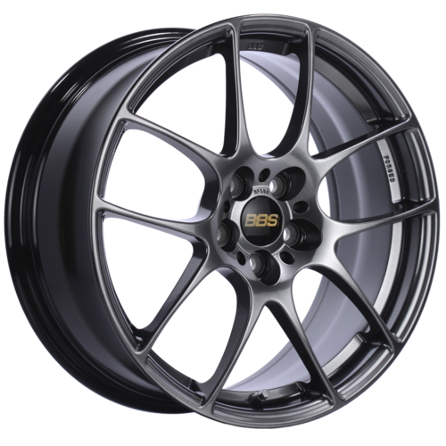 BBS RF 504 17x7.5 5x100 ET48 Diamond Black Wheel -70mm PFS/Clip Required