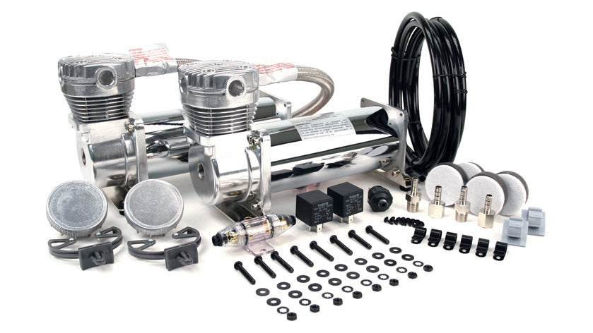Air Lift Viair 480C Dual Pack Chrome Air Compressor - 200 PSI