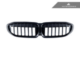 AUTOTECKNIC PAINTED GLAZING BLACK FRONT GRILLES - G20 3-SERIES