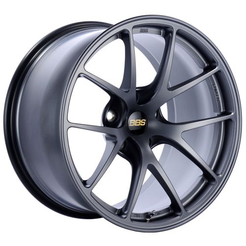 BBS RIA 046 18x10.5 5x120 ET22 Matte Graphite Wheel -82mm PFS/Clip Required