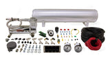 Air Lift 4-Way Manual Control System 100% Duty 1/4in Line 4 Gal. Tank.