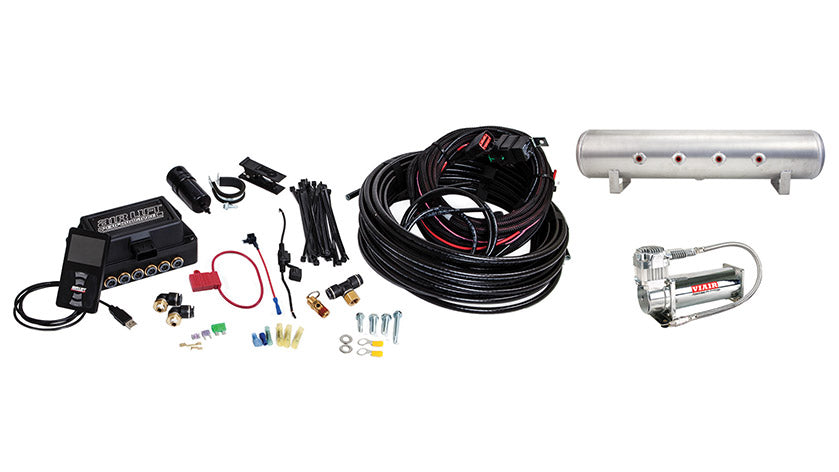 Air Lift Performance 3P (3/8″ AIR LINE, 4 GALLON 7-PORT TANK, VIAIR 444C COMPRESSOR)