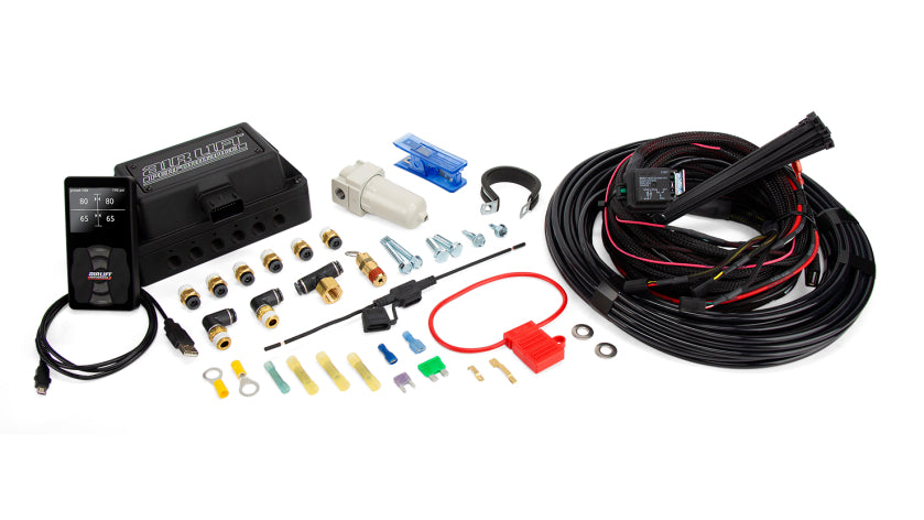 Air Lift Performance 3P 1/4in FNPT Ports (1/4in Air Line, No Tank, No Compressor)