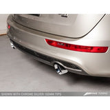 AWE Tuning Audi 8R Q5 3.0T Touring Edition Exhaust Dual Outlet Chrome Silver Tips