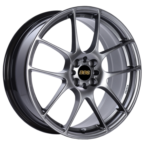 BBS RF 509 18x7.5 4x100 ET48 Diamond Black Wheel -70mm PFS/Clip Required