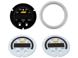 AEM X-Series Pressure Gauge 0~100psi / 0~7bar . Black Bezel & Black Oil Faceplate