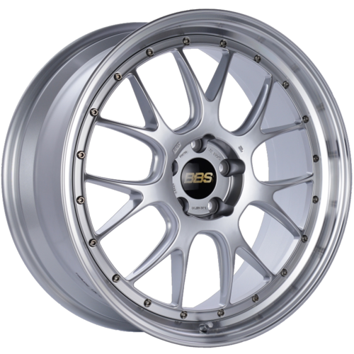 BBS LM-R 325 21x9 5x120 ET32 Diamond Silver Center Diamond Cut Lip Wheel -82mm PFS/Clip Required