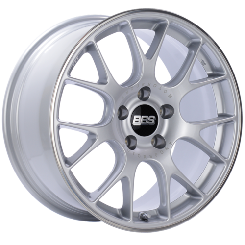 BBS CH-R 146 18x8.5 5x112 ET38 Brilliant Silver Polished Rim Protector Wheel -82mm PFS/Clip Required