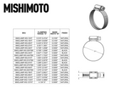 Mishimoto High-Torque Worm Gear Clamp 4.13in.-5.00in. (105mm-127mm) - Pack of 2 - Gold