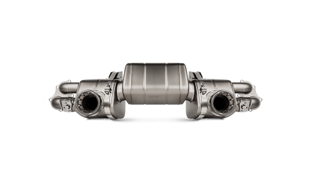 Akrapovic Porsche Cayman GT4 (718) Slip-On Line with Titanium Tips (Option2)