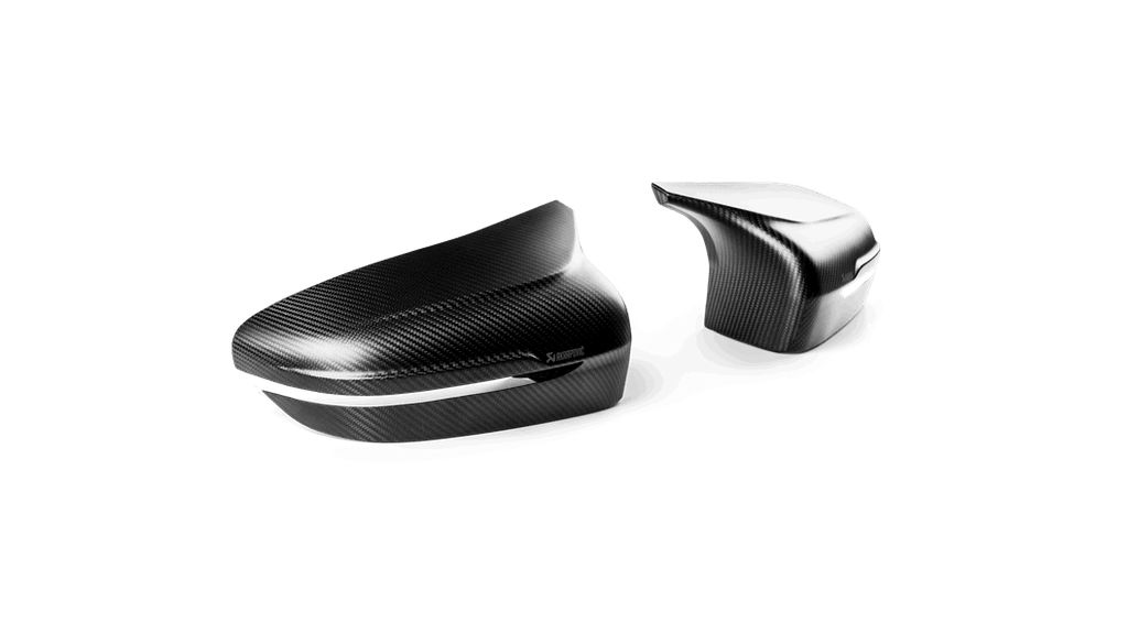 Akrapovic BMW Carbon Fiber Mirror Cap Set - Matte.