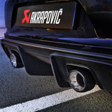 Akrapovic PORSCHE 718 CAYMAN GT4 / SPYDER Tail pipe set (Titanium) - Black