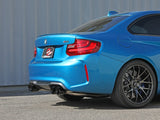 aFe BMW M2 MACH Force-Xp Stainless Steel Cat-Back Exhaust System-Quad Black Tips