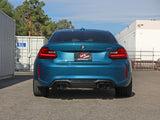aFe BMW M2 MACH Force-Xp Stainless Steel Cat-Back Exhaust System-Quad Black Tips