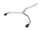 aFe Audi A4 (L4-2.0L) MACH Force-Xp Stainless Steel Axle-Back Exhaust System - Black Tip