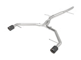 aFe Audi A4 (L4-2.0L) MACH Force-Xp  Stainless Steel Axle-Back Exhaust System - Carbon Tip