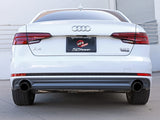aFe 17-19 Audi A4 (B9) MACH Force-Xp 3in to 2.5in 304 SS Cat-Back Exhaust System-Dual Carbon Tips