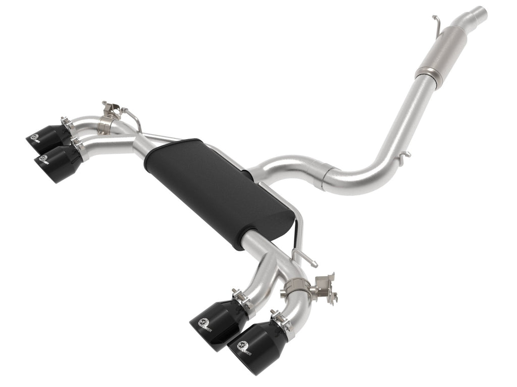 afe POWER MACH Force-Xp Volkswagen Golf R SS Cat-Back Exhaust System - Black
