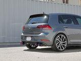 afe POWER MACH Force-Xp Volkswagen Golf R SS Cat-Back Exhaust System - Blue Flame Tips