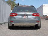 afe MACH Force-Xp Audi Allroad 3 IN to 2-1/2 IN 304 Stainless Steel Axle-Back Exhaust System with Blue Flame Tips