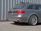 afe MACH Force-Xp 13-16 Audi Allroad L4 SS Cat-Back Exhaust with Carbon Tips