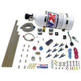 Nitrous Express V8AN Gasoline EFI Nitrous Kit (100-500HP) w/10lb Bottle