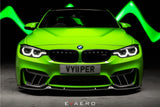 Evaero F80/F82/F83 M3 / M4 Front Carbon Splitter