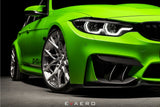 Evaero F80/F82/F83 M3 / M4 Front Carbon Splitter