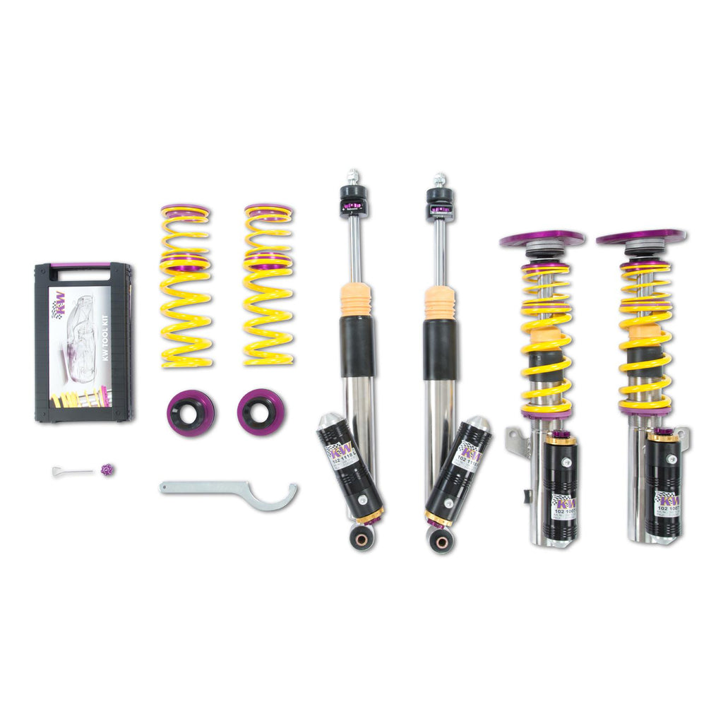 KW Suspension Porsche 718 Cayman GT4  Clubsport Coilover Kit 3-Way