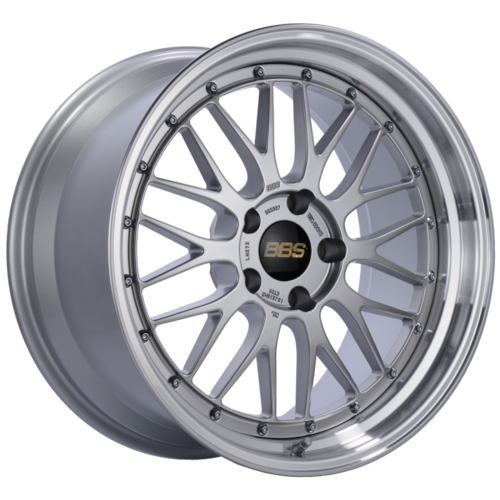 BBS LM 272 19x10 5x120 ET25 Diamond Silver Center Diamond Cut Lip Wheel -82mm PFS/Clip Required