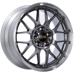 BBS RS-GT 18x10 5x130 ET65 CB71.6 Diamond Black Center Diamond Cut Lip Wheel