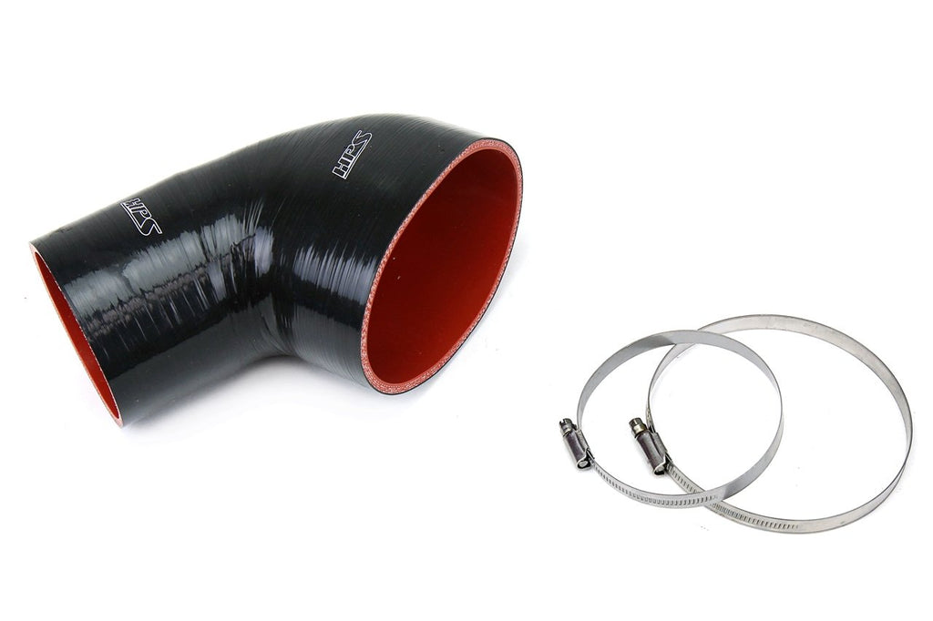 HPS Silicone Air Intake Kit Post MAF Hose BMW Black