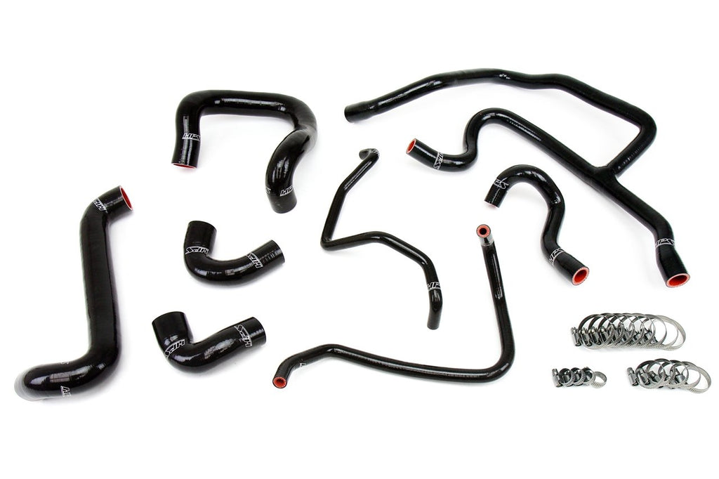 HPS Silicone Radiator + Heater Coolant Hose Kit BMW E30 Black