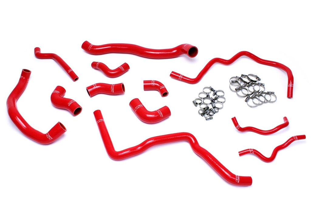 HPS Silicone Radiator + Heater Coolant Hose Kit Audi / Volkswagen Red