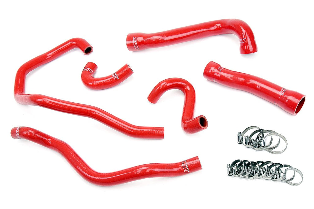 HPS Silicone Radiator + Heater Coolant Hose Kit BMW E46 M3 Red