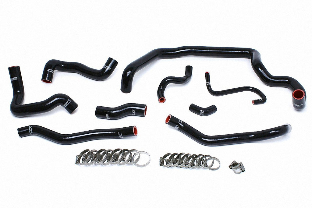 HPS Silicone Radiator + Heater Coolant Hose Kit Mini Cooper S (Turbo Manual Trans) - Black