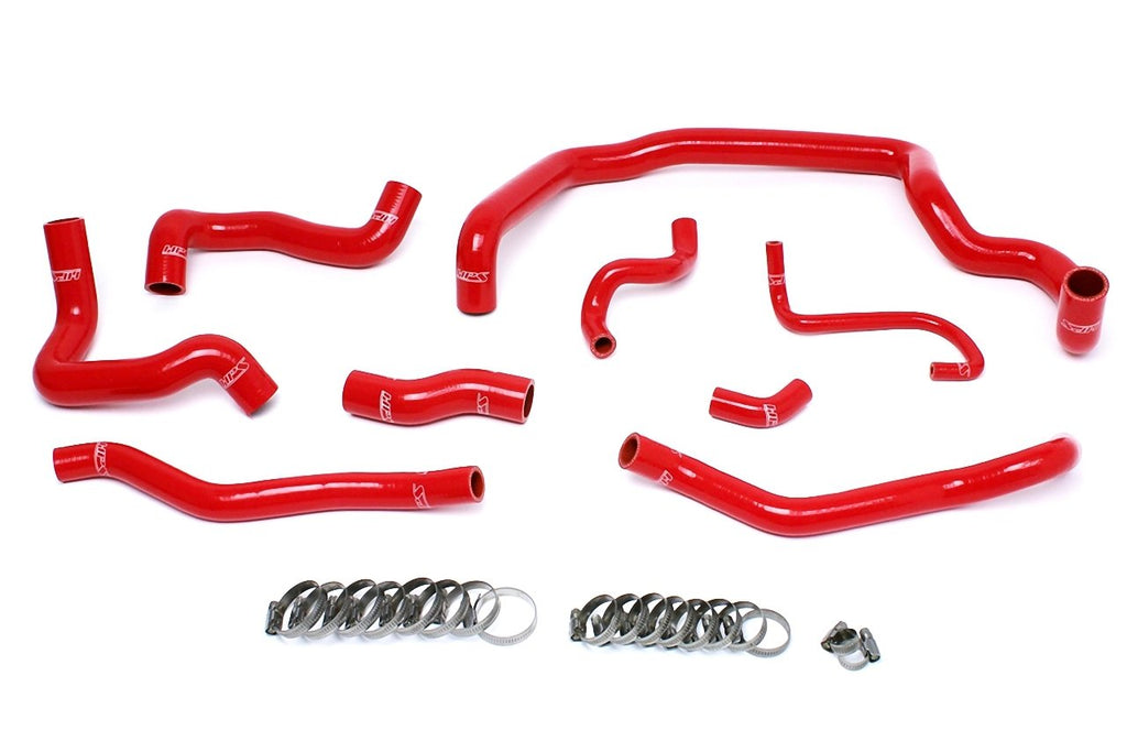 HPS Silicone Radiator + Heater Coolant Hose Kit Mini Cooper S Turbo Manual Trans - Red