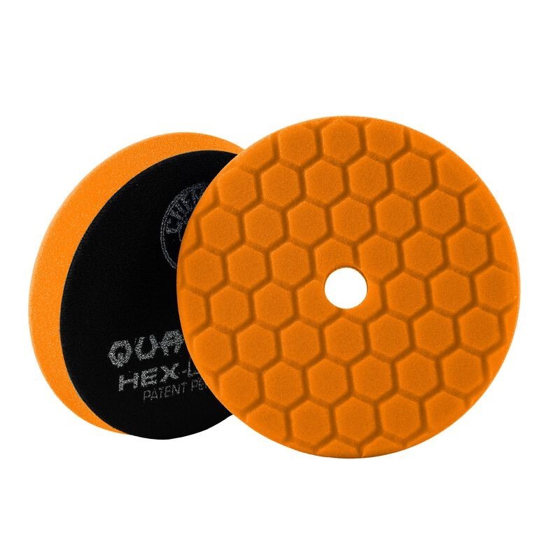 Chemical Guys Hex-Logic Quantum Medium-Heavy Cutting Pad - Orange - 5in