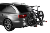 Thule EasyFold XT 2 - Fully Foldable Platform Hitch Bike Rack (Up to 2 Bikes) - Black/Silver