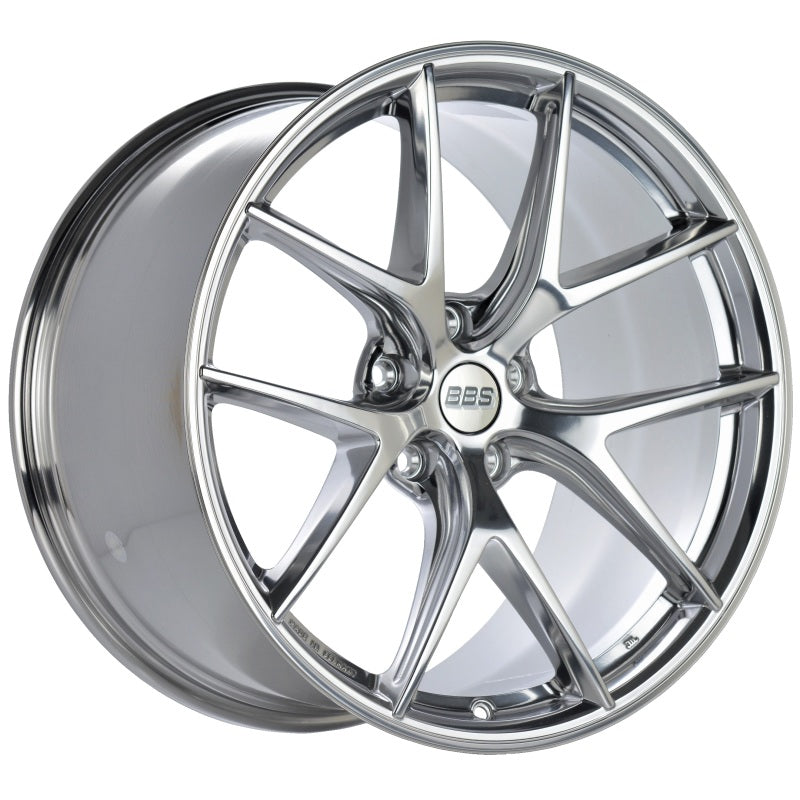 BBS CI-R 2203 - 19x9 5x120 ET44 Ceramic Polished Rim Protector Wheel -82mm PFS/Clip Required