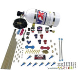 Nitrous Express Pro-Shk/Gas 2 Fuel 1 Supershark Solenoid Nitrous Kit (200-600HP) w/10lb Bottle