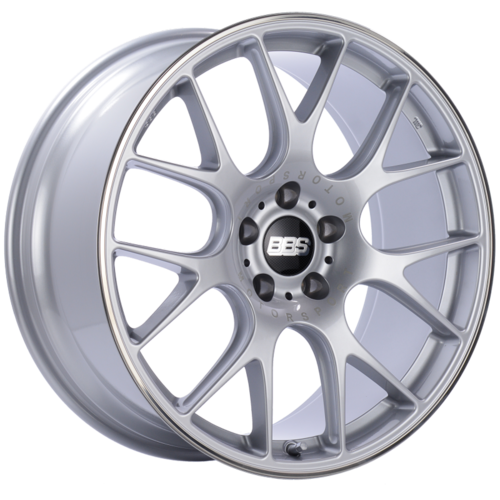 BBS CH-R 115 20x9  5x115 ET24 Diamond Silver Polished Rim Protector Wheel -82mm PFS/Clip Required