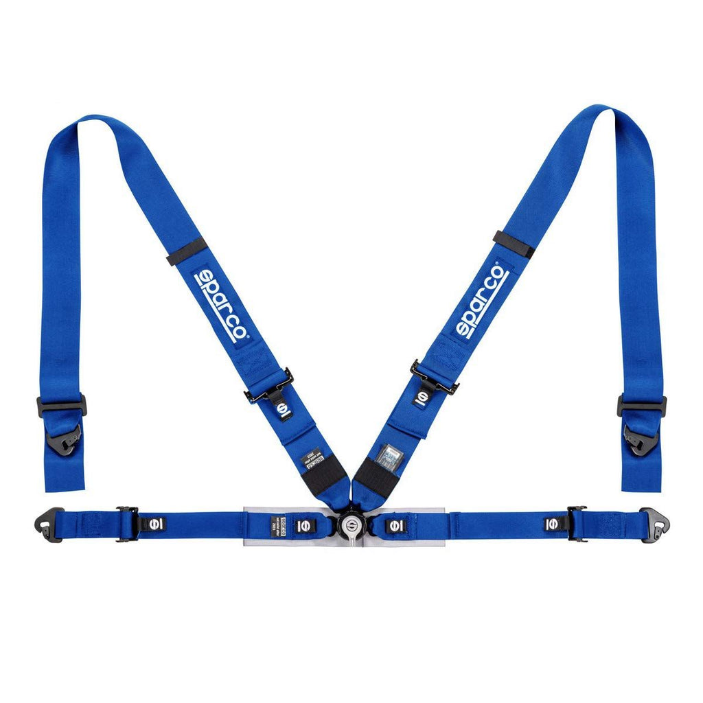 Sparco Belt 4Pt 3in Competition Harness - Blue
