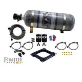Nitrous Express 4500 Assassin Plate Stage 6 Nitrous Kit (50-300HP) with Carbon 12lb Bottle
