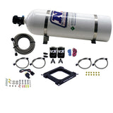 Nitrous Express 4500 Assassin Plate Stage 6 Nitrous Kit (50-300HP) with 15lb Bottle