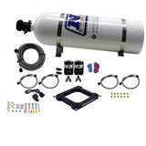 Nitrous Express 4500 Assassin Plate Pro Power Nitrous Kit (100-500HP) with 15lb Bottle