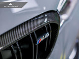 AutoTecknic Replacement Carbon Fiber Front Grilles Surrounds - F90 M5